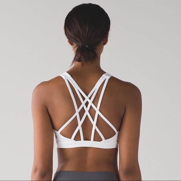 lululemon athletica Other - White Lululemon Free To Be Serene sports bra